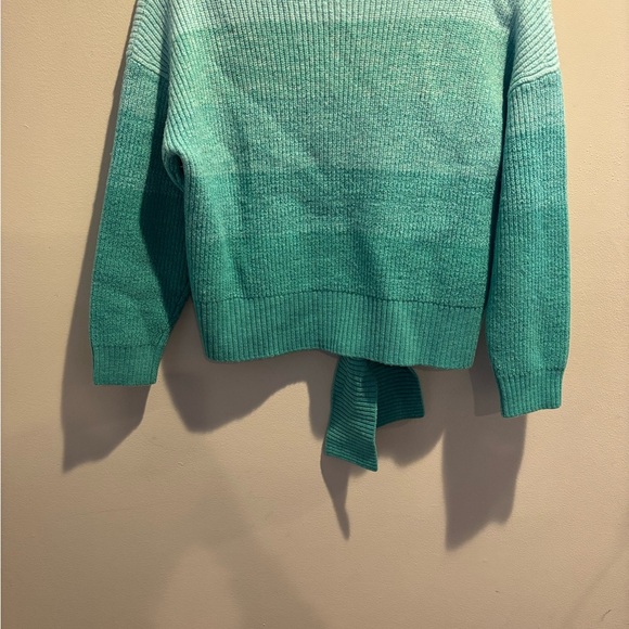 Green Chambray sweater size L - Picture 2 of 4